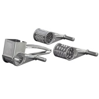 MASTERPRO DELUXE ROTARY GRATER WITH 3 BLADES