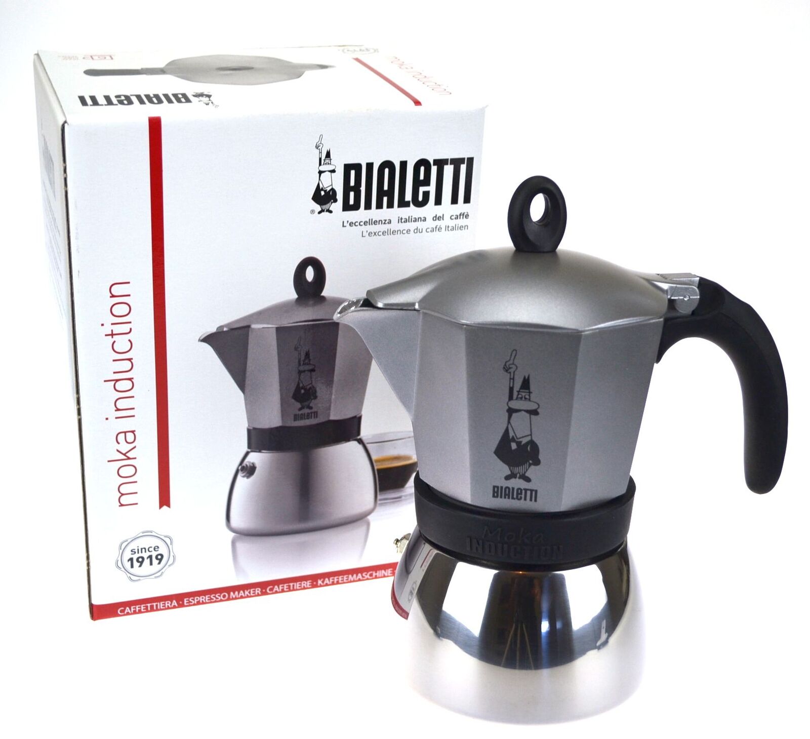 Buy BIALETTI MOKA 6 CUP MOKA INDUCTION ESPRESSO MAKER Online.