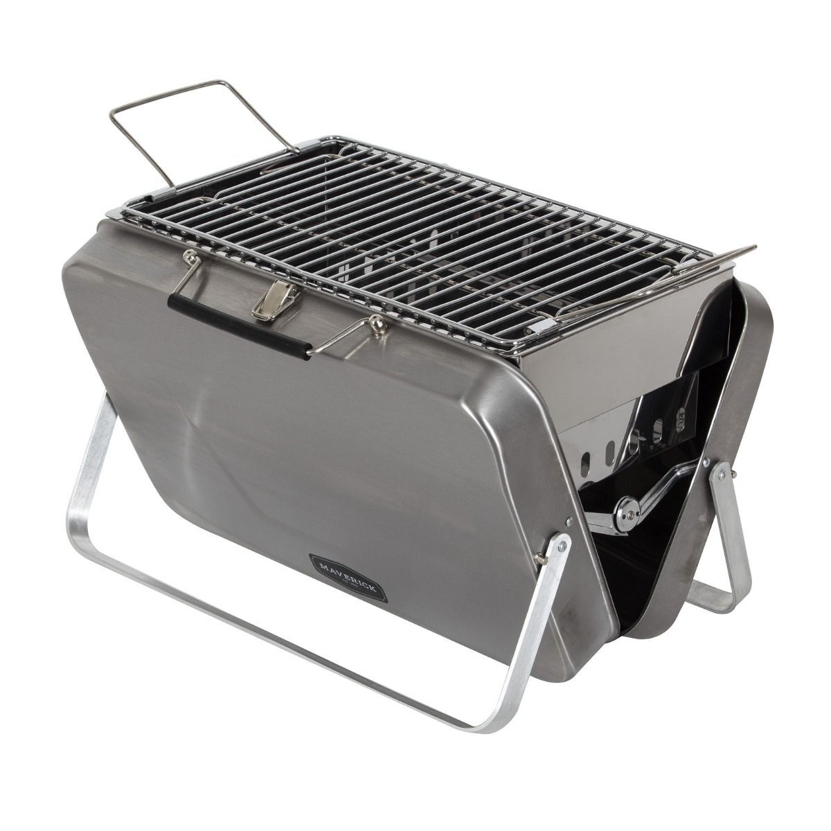 NEW MAVERICK INTO THE WILD BBQ BRIEFCASE Portable Barbeque Grill | eBay