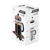 AVANTI DOMO COPPER 8 CUP COFFEE PLUNGER 1 Litre