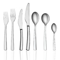 TABLEKRAFT AMALFI STAINLESS STEEL 56PC CUTLERY SET