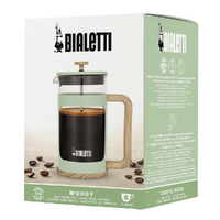 BIALETTI WOODY COFFEE PRESS 1 LITRE - GREEN