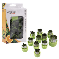 APPETITO FRUIT & VEGETABLE CUTTERS SET 12