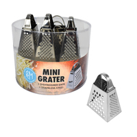 APPETITO STAINLESS STEEL MINI GRATER - SET 3