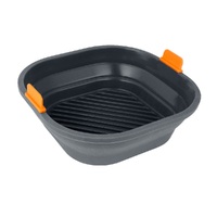 BAKEMASTER COLLAPSIBLE SILICONE AIR FRYER INSERT - SQUARE 21 x 21cm