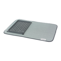 POLDER MICROFIBRE DRYING MAT WITH GLASS TRAY