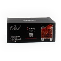 LUIGI BORMIOLI BACH ACCADEMIA DOF WHISKY GLASSES 335ml SET 6