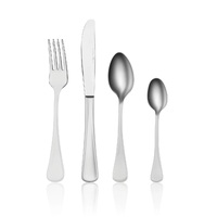 TABLEKRAFT ELITE STAINLESS STEEL 24PC CUTLERY SET