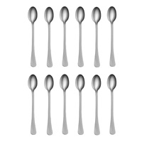 TABLEKRAFT ELITE STAINLESS STEEL SODA SPOONS - SET 12