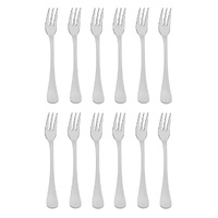 TABLEKRAFT ELITE STAINLESS STEEL OYSTER FORKS - SET 12