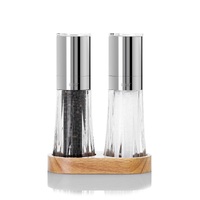 ADHOC MENAGE CRYSTAL SALT AND PEPPER MILL SET