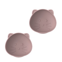 MELII LUXE SILICONE SUCTION BOWLS SET 2 - CAT