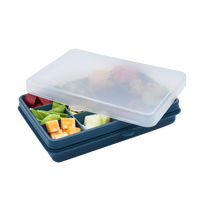 MELII LUXE 12 COMPARTMENT SNACKLE BOX - BLUE