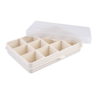 MELII LUXE 12 COMPARTMENT SNACKLE BOX - IVORY