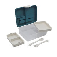 MELII 2 TIER BENTO BOX - BLUE