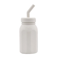 MELII LUXE SILICONE STRAW BOTTLE 230ml - IVORY