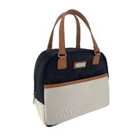 SACHI STYLE 237 INSULATED CALI LUNCHBAG - BLACK CREAM