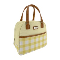 SACHI STYLE 237 INSULATED CALI LUNCHBAG - DAFFODIL GINGHAM