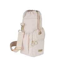 SACHI CROSSBODY INSULATED BOTTLE BAG - ALABASTER