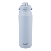 OASIS CAPRI STAINLESS STEEL CERAMIC LINED INSULATED DRINK BOTTLE 750ml - PERIWINKLE