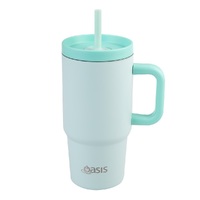 OASIS STAINLESS STEEL DOUBLE WALL JUNIOR 700ml TRAVEL TUMBLER - MINT