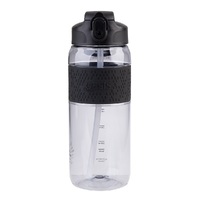 OASIS TRITAN SPORTS BOTTLE WITH SIPPER AND STRAW 800ml - CARBON BLACK