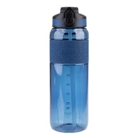 OASIS TRITAN SPORTS BOTTLE WITH SIPPER AND STRAW 1 LITRE - BLUE OCEAN