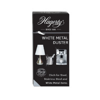 HAGERTY WHITE METAL DUSTING CLOTH 55 x 36cm