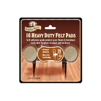 PARKER & BAILEY HEAVY DUTY FELT FURNITURE PADS 33mm - PACK 16