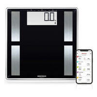 SOEHNLE SHAPE SENSE CONNECT 50 BATHROOM SCALES BLACK