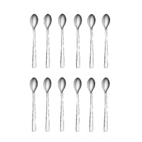 TABLEKRAFT AMALFI STAINLESS STEEL SODA SPOONS - SET 12