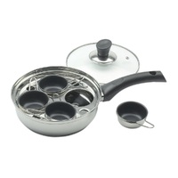 WILTSHIRE CLASSIC 4 CUP NON-STICK EGG POACHER 18CM